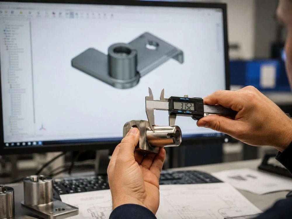 Dimensional and surface inspection of stainless steel hardware