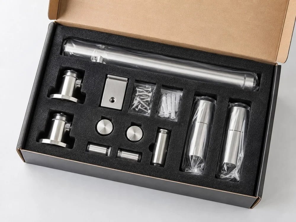 Private-label packaging for stainless steel hardware