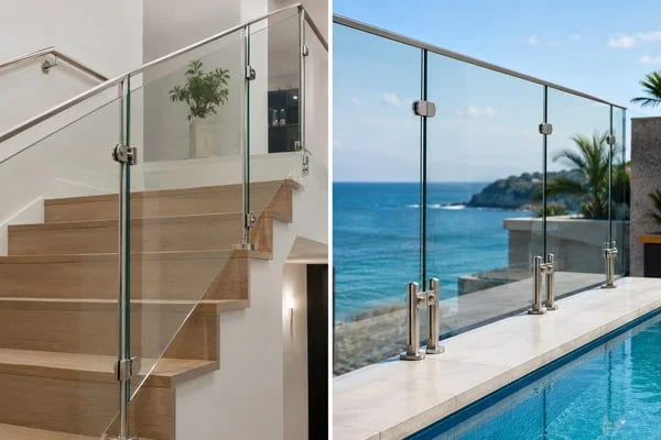 304 vs 316 stainless steel glass balustrade hardware comparison