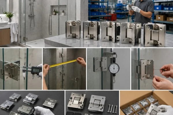 shower hinges quality inspection before export