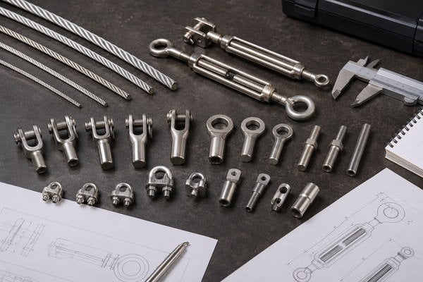 stainless steel wire rope system fittings selection guide