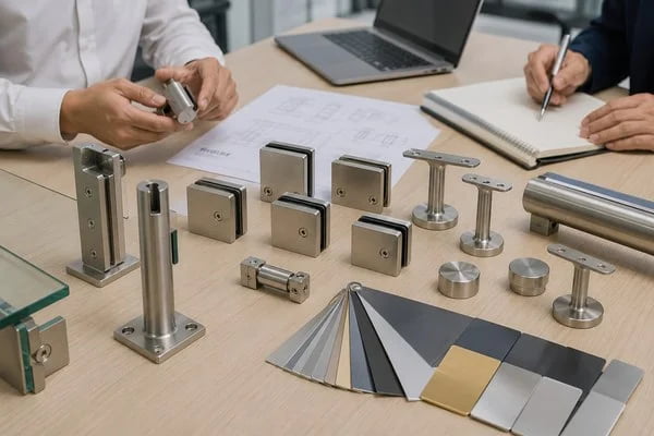 304 vs 316 stainless steel glass balustrade hardware for indoor and outdoor use
