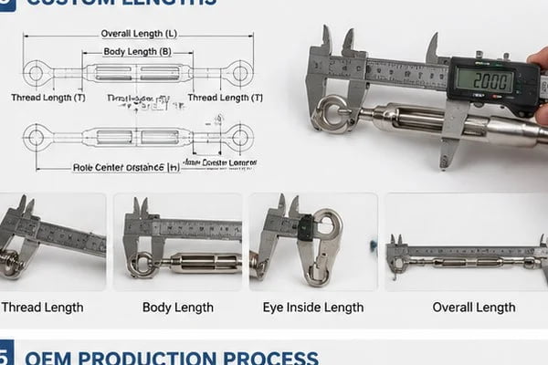 Custom thread confirmation for wire rope fittings custom threads for wire rope fittings with mating parts