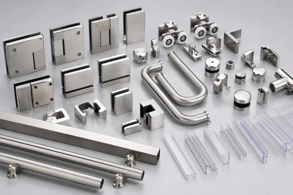 batch consistency frameless shower hardware supplier