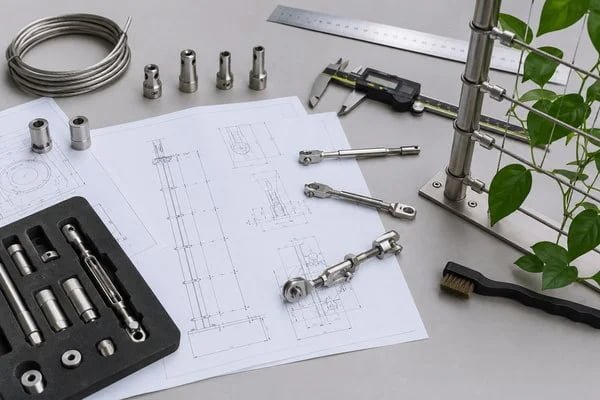 complete cable systems for large green wall projects components