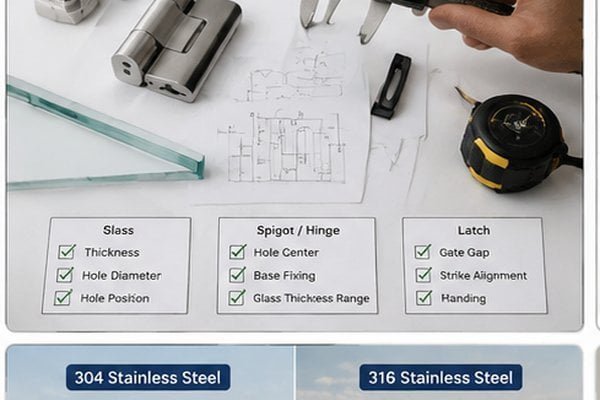 pool fence hardware compatibility fails when parts only look similar