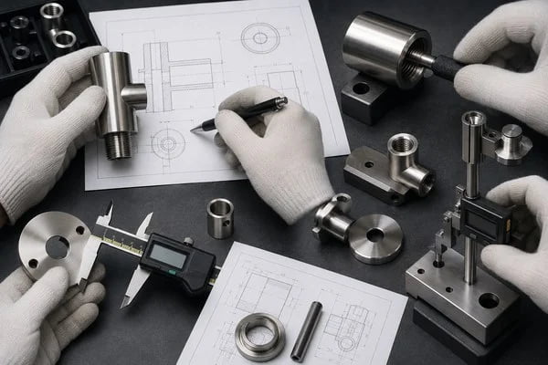 Shower hardware material confirmation shower hardware material grade and thickness confirmation