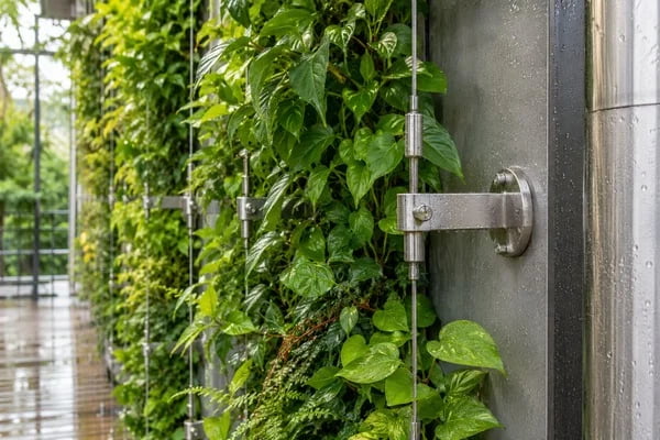 Green wall fixing and support hardware stainless steel green wall system fixing brackets