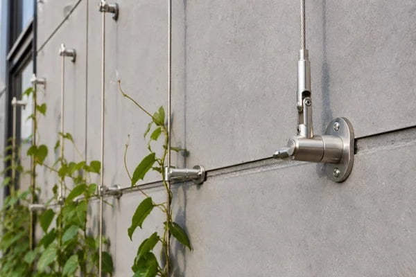 cable trellis hardware span grid and deflection control