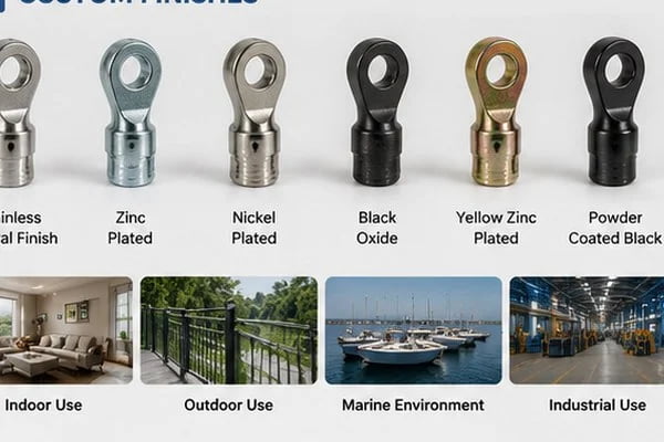 Custom length measurement for wire rope fittings custom length wire rope fittings with measuring points