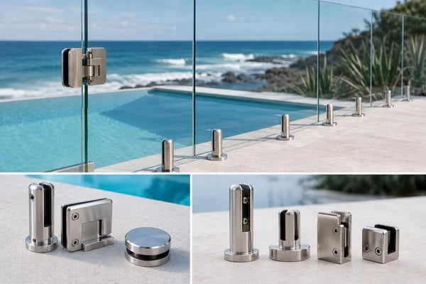 glass pool fencing hardware material 304 vs 316