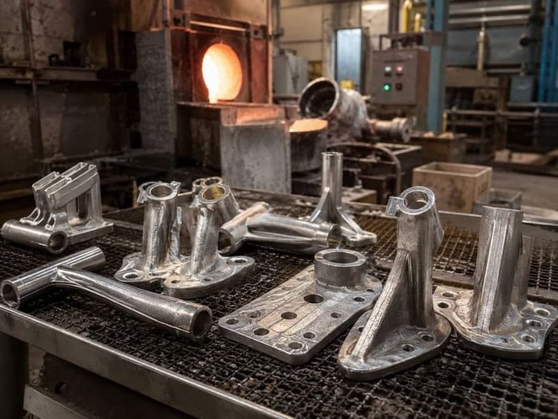 Stainless steel casting for architectural hardware