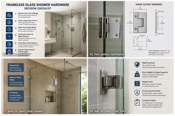frameless shower hardware supplier replenishment planning