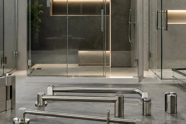 frameless shower hardware range SKU planning for wholesalers
