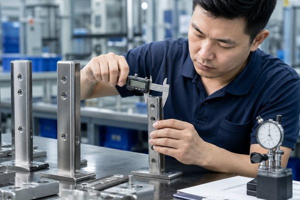 glass balustrade hardware quality control inspection for B2B orders