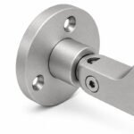 Articulated Wall Handrail Sleeve Bracket — Matte silver appearance concept