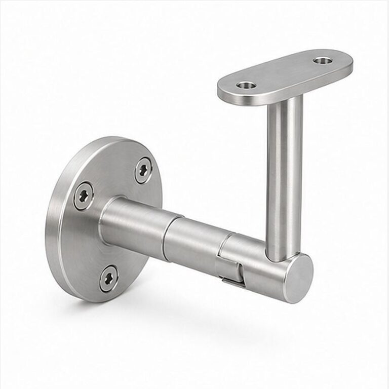 Telescopic Arm Wall Handrail Bracket — Reference silver appearance