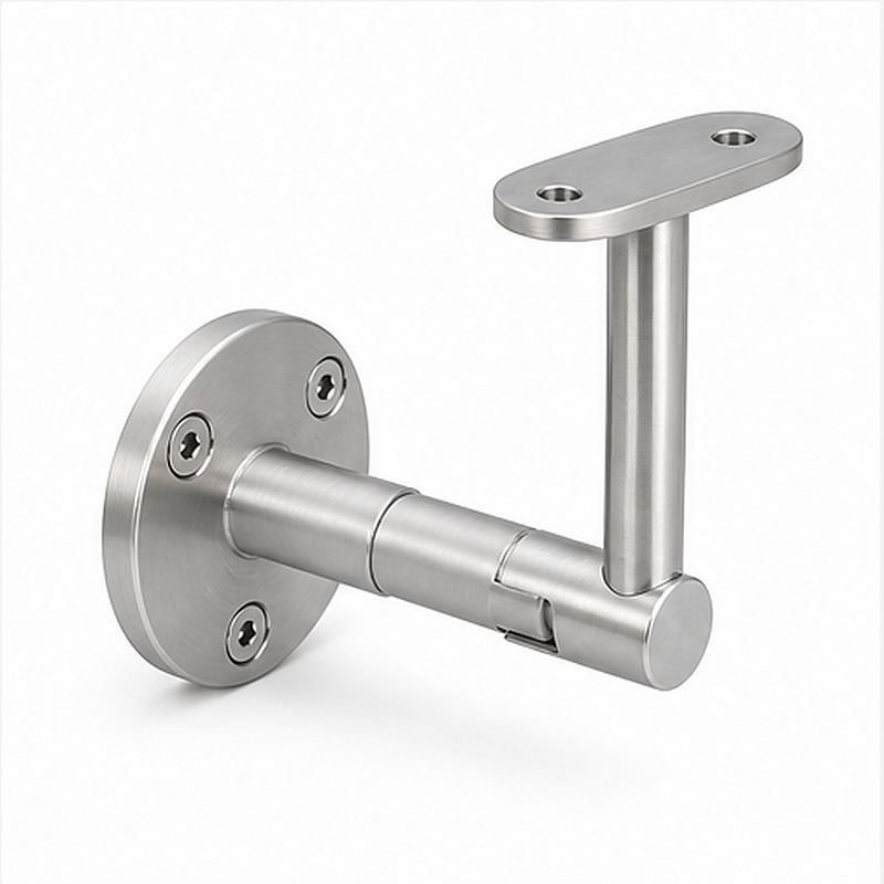 Telescopic Arm Wall Handrail Bracket — Reference silver appearance