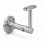 Telescopic Arm Wall Handrail Bracket — Reference silver appearance