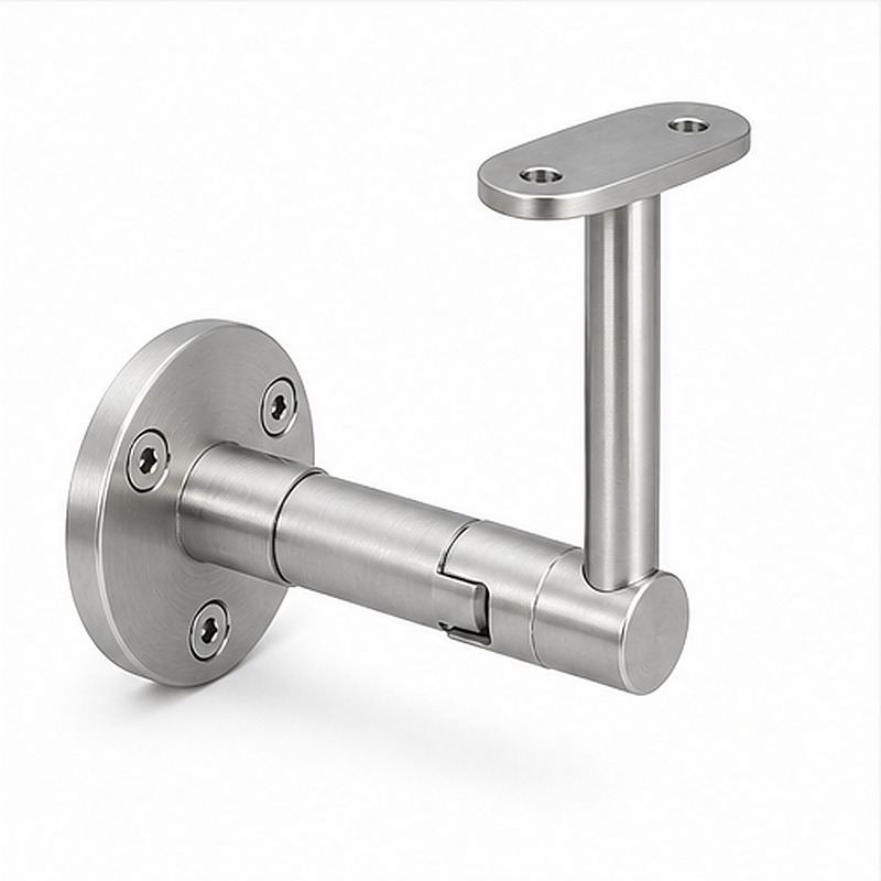 Telescopic Arm Wall Handrail Bracket — Reference silver appearance