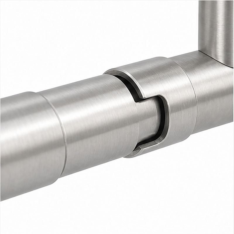Telescopic Arm Wall Handrail Bracket — Reference silver appearance