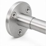 Telescopic Arm Wall Handrail Bracket — Reference silver appearance