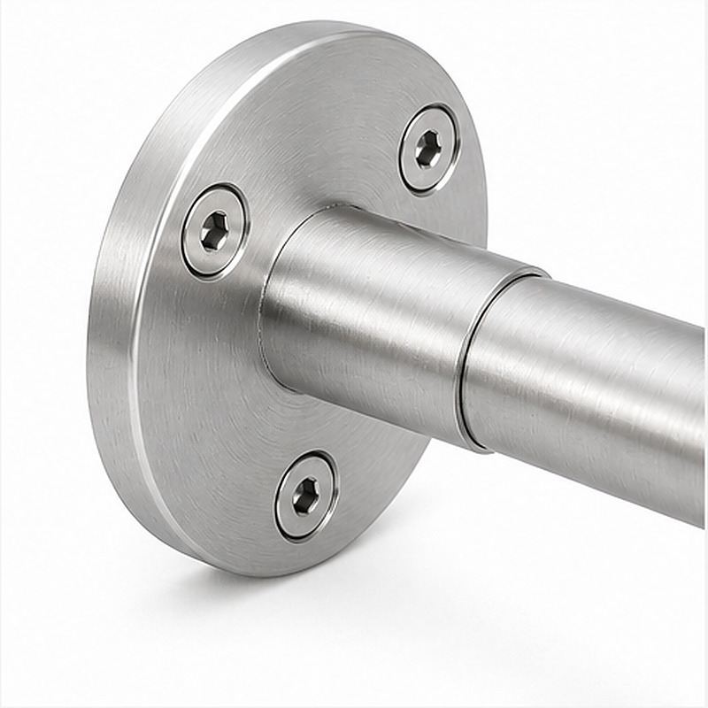 Telescopic Arm Wall Handrail Bracket — Reference silver appearance