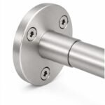 Telescopic Arm Wall Handrail Bracket — Satin silver appearance concept