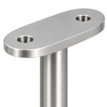 Telescopic Arm Wall Handrail Bracket — Satin silver with bright-edge appearance concept