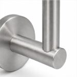 Concealed Fix Round Handrail Bracket — Reference silver appearance