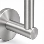 Concealed Fix Round Handrail Bracket — Fine-brushed silver appearance concept