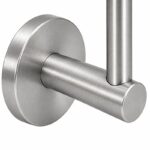 Concealed Fix Round Handrail Bracket — Satin silver appearance concept