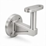 Gusseted Wall Handrail Bracket — Satin silver appearance concept