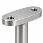 Gusseted Wall Handrail Bracket — Satin silver appearance concept