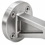 Gusseted Wall Handrail Bracket — Satin silver appearance concept