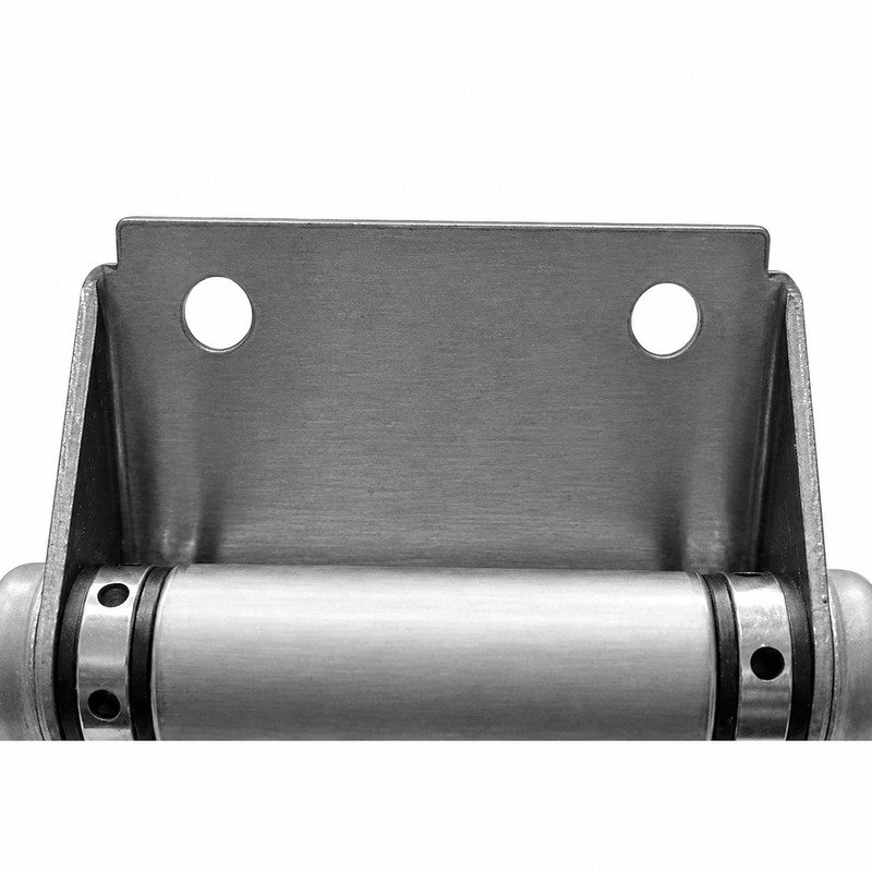 Barrel Door Hinge with Mounting Plates