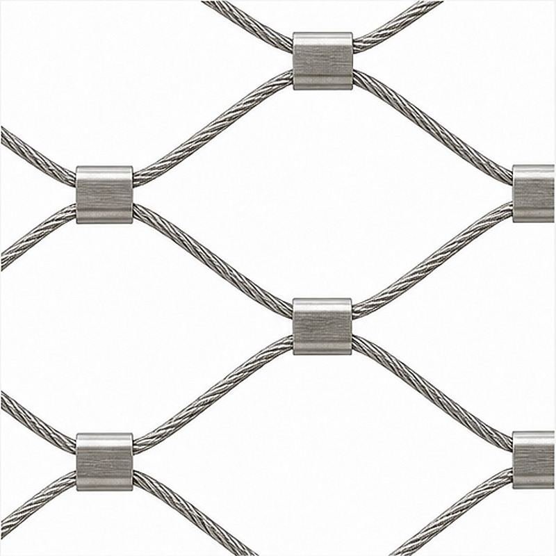 Compact Diamond Mesh Frame — Silver appearance