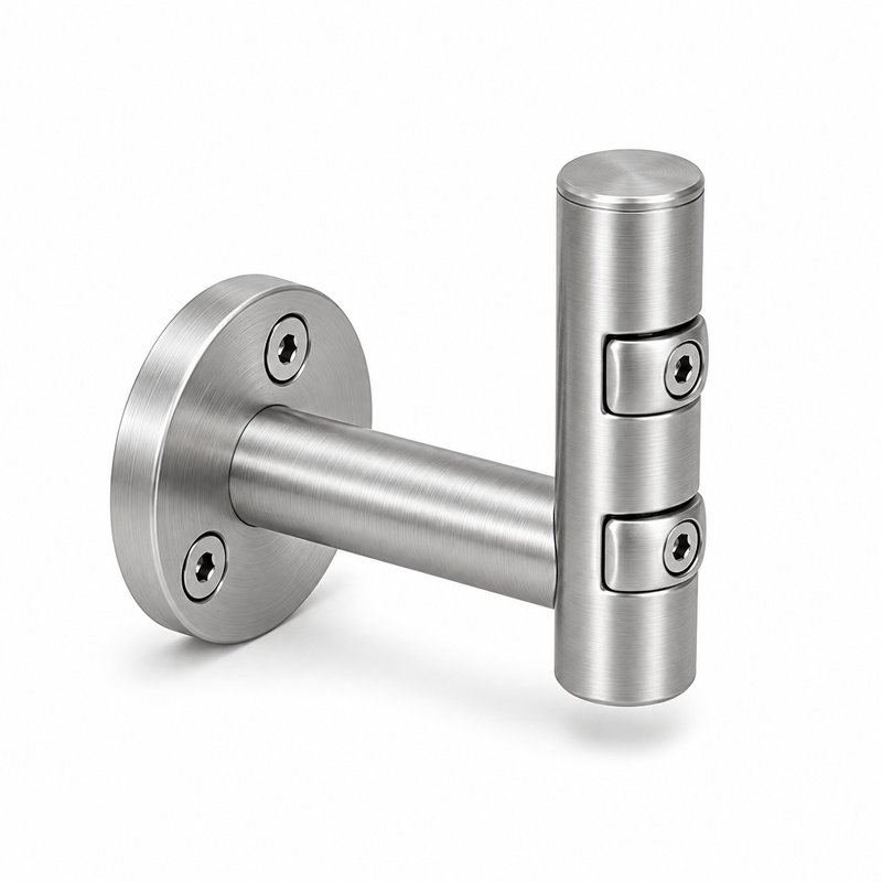 Dual Cable Trellis Support — Fine brushed silver appearance