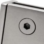 Flanged D-shaped Glass Clamp