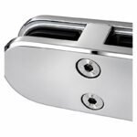 Reflective Silver Inline Glass-to-glass Connector Clamp