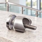 Matte Silver Open-saddle Glass Mounting Adapter
