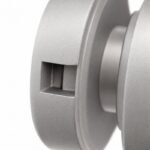 Matte Silver Open-saddle Glass Mounting Adapter
