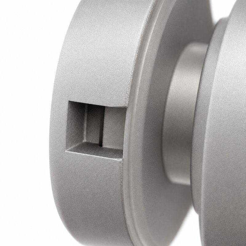 Matte Silver Open-saddle Glass Mounting Adapter