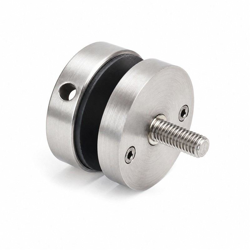 Round-cap Glass Standoff with Threaded Stud