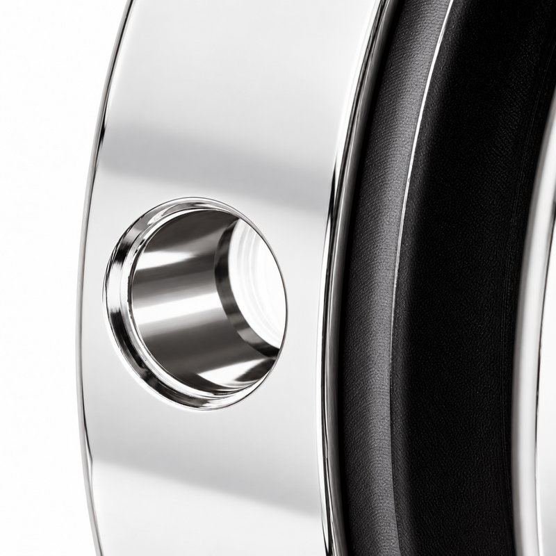 Reflective Silver Round-cap Glass Standoff with Threaded Stud