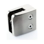 Square Glass Clamp with Vertical Face Screws