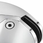 Reflective Silver Right-angle Glass-to-glass Corner Clamp