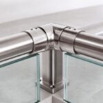 Horizontal Corner Connector for Round Slotted Handrail