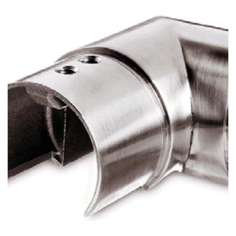 Horizontal Corner Connector for Round Slotted Handrail