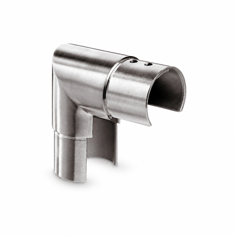 Vertical Elbow for Round Slotted Handrail